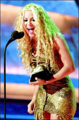Shakira wins the Grammy