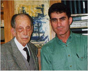 Dr. Barraquer, Father of Refractive Surgery, and Dr. Friedman. (courtesy of Dr. Friedman)