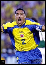 Ivn Ramiro Cordoba, Colombian defender winner of 2001 Copa America