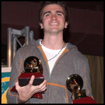 Juanes and other Colombian artists winners of the 2001 Latin Grammy Awards.